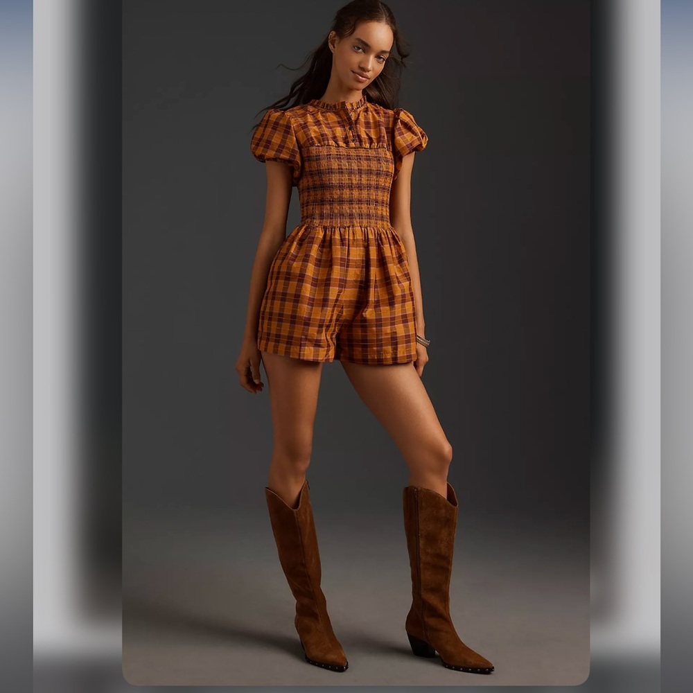SMOCKED ROMPER